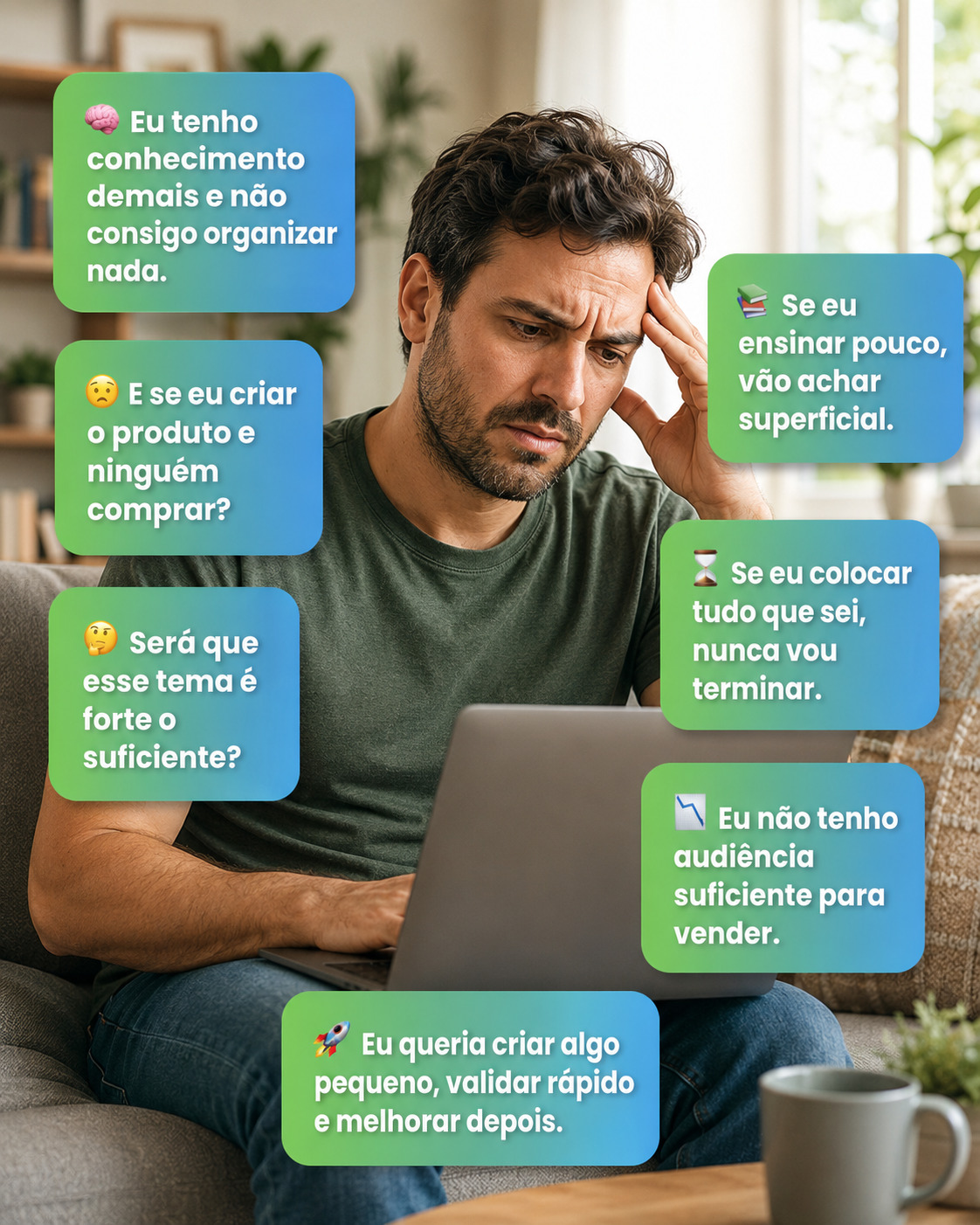 Profissional lidando com interrupções e excesso de demandas